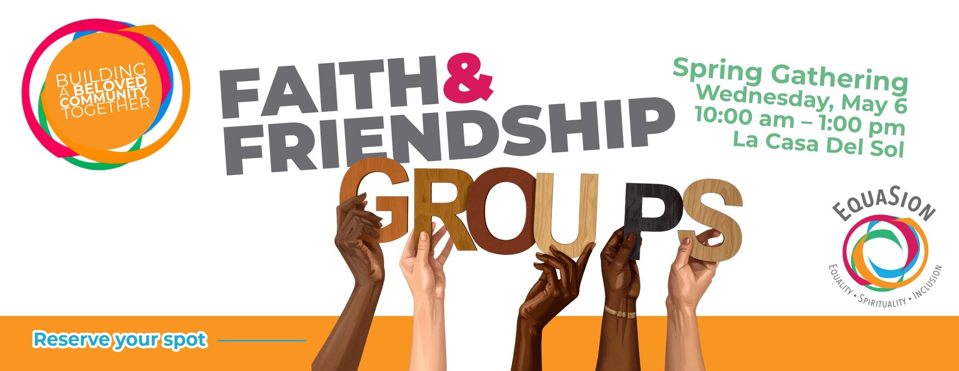 Faith & Friendship Groups Spring Gathering